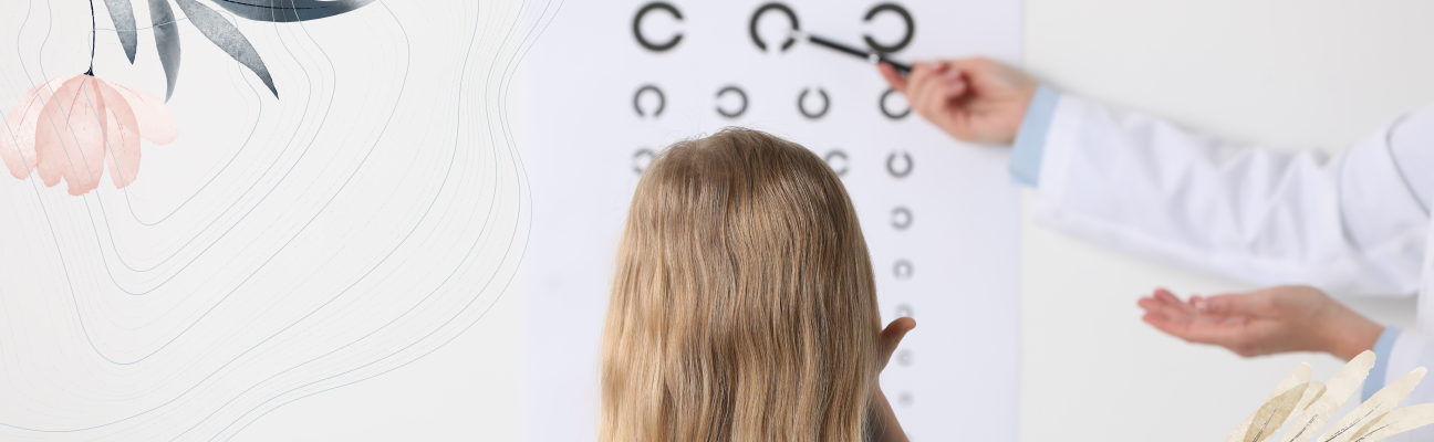 Dítě na oční prohlídce