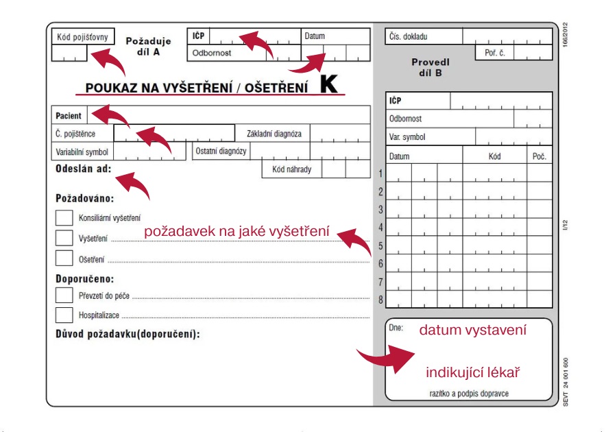 Vzor poukazu: Klinická logopedie - K poukaz